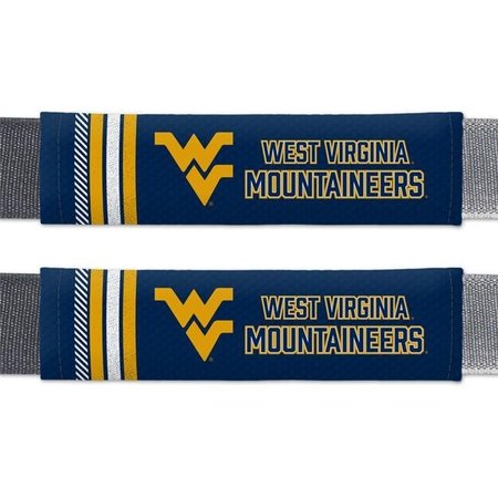 FREMONT DIE CONSUMER PRODUCTS INC Fremont Die 2324551373 West Virginia Mountaineers Rally Design Seat Belt Pads 2324551373